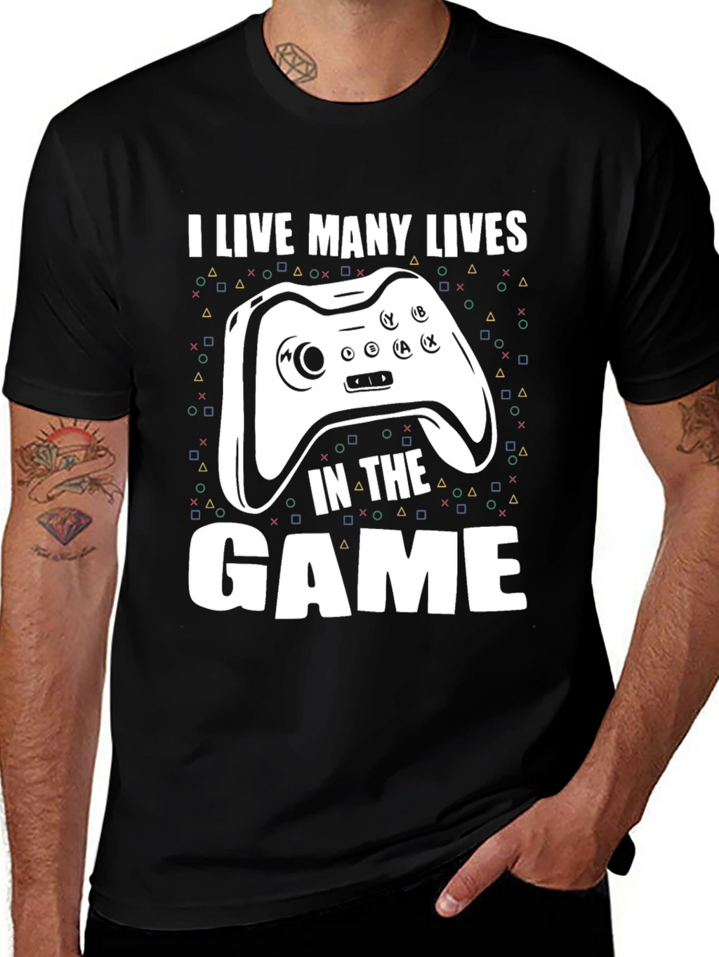I Live Many Lives Gaming T-Shirt