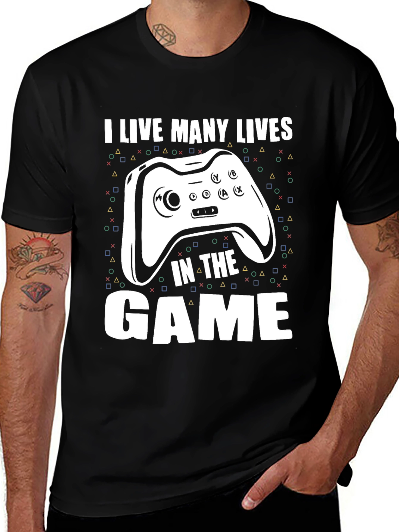 I Live Many Lives Gaming T-Shirt