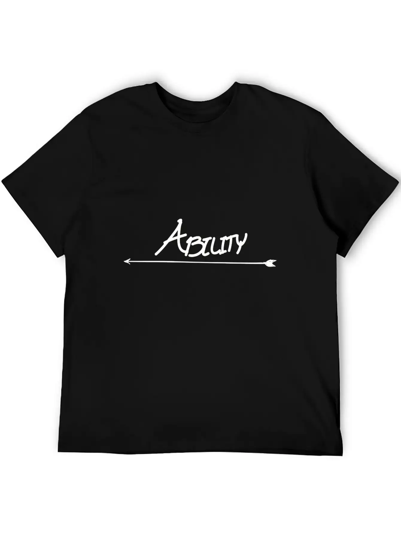 Ability Arrow Funny Stylish Everyday T-Shirt – Unisex Basic Cotton Tee