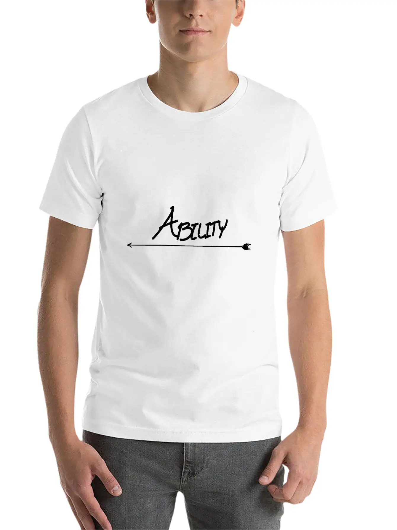 Ability Arrow Funny Stylish Everyday T-Shirt – Unisex Basic Cotton Tee