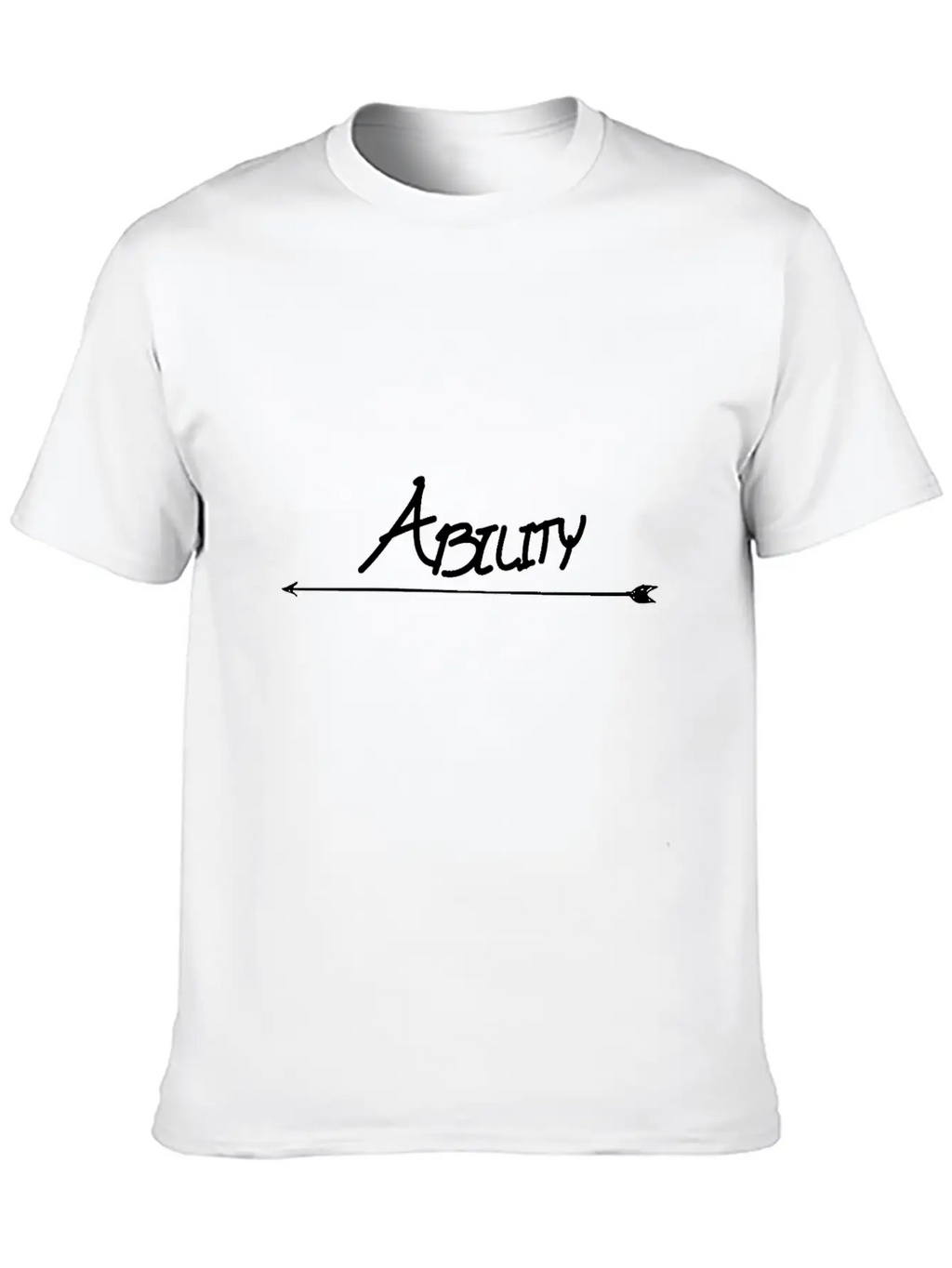 Ability Arrow Funny Stylish Everyday T-Shirt – Unisex Basic Cotton Tee