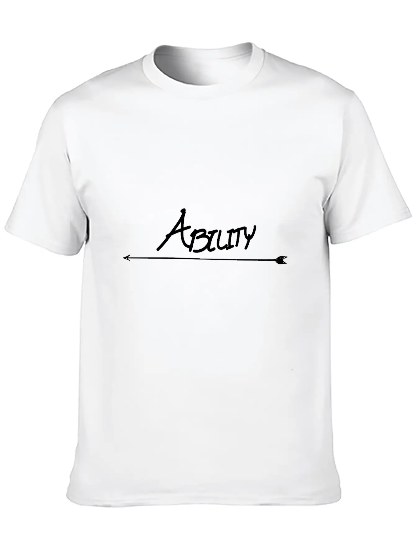 Ability Arrow Funny Stylish Everyday T-Shirt – Unisex Basic Cotton Tee