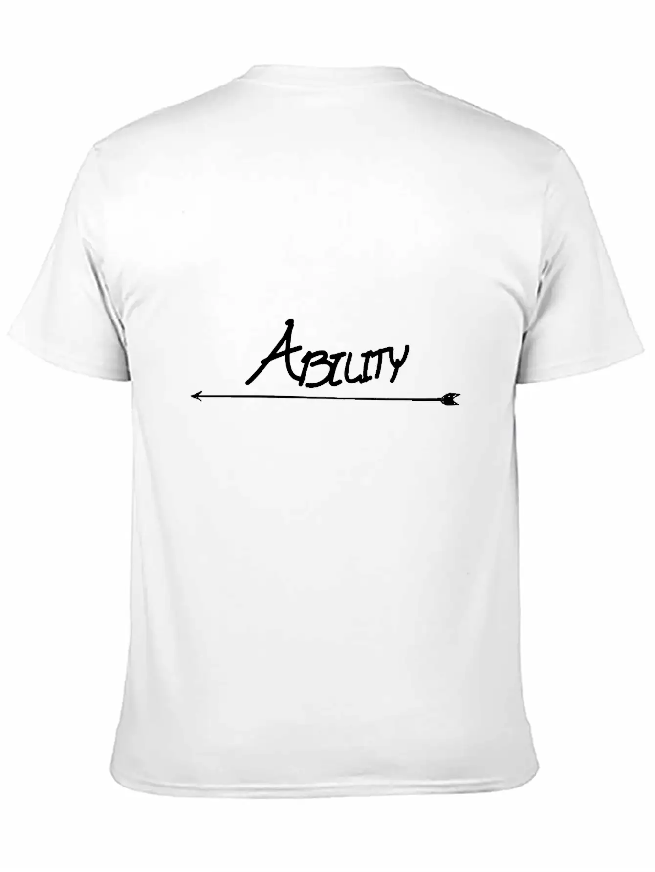 Ability Arrow Funny Stylish Everyday T-Shirt – Unisex Basic Cotton Tee