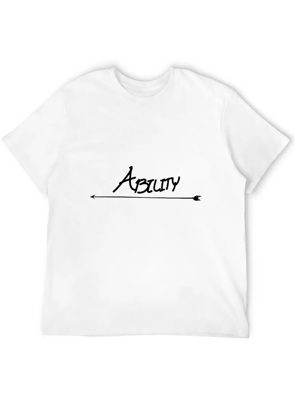 Ability Arrow Funny Stylish Everyday T-Shirt – Unisex Basic Cotton Tee