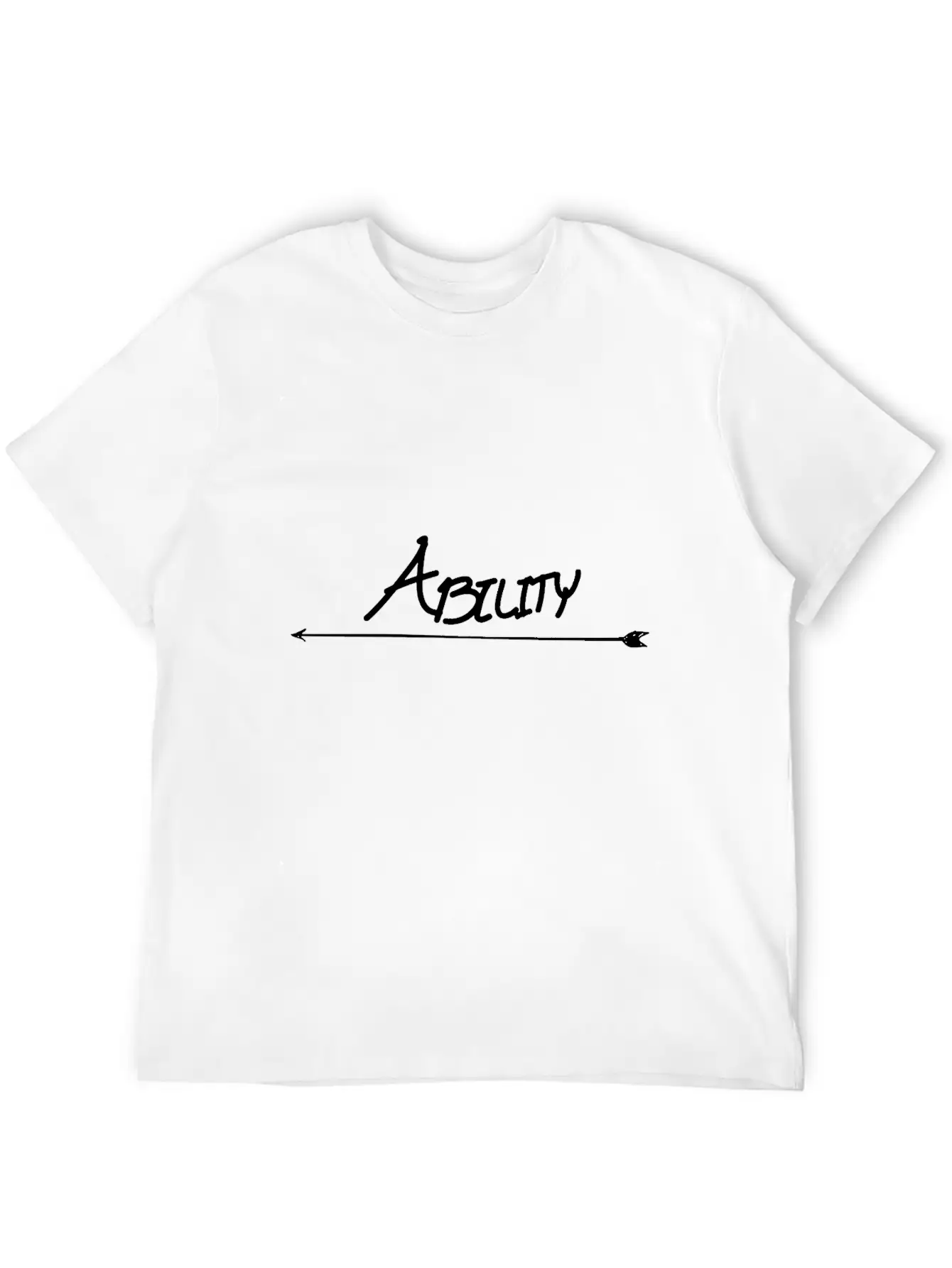 Ability Arrow Funny Stylish Everyday T-Shirt – Unisex Basic Cotton Tee
