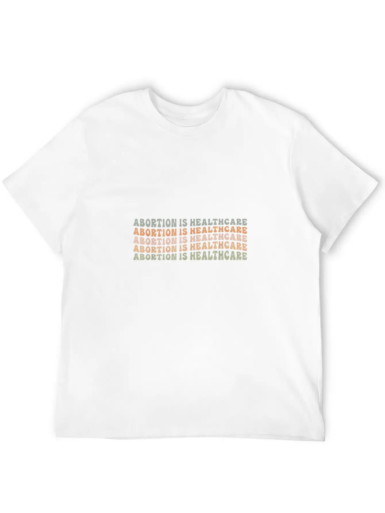 Abortion Is Healthcare Feminist Women's Rights Unisex Casual T-Shirt – Clean Design For Daily Comfort