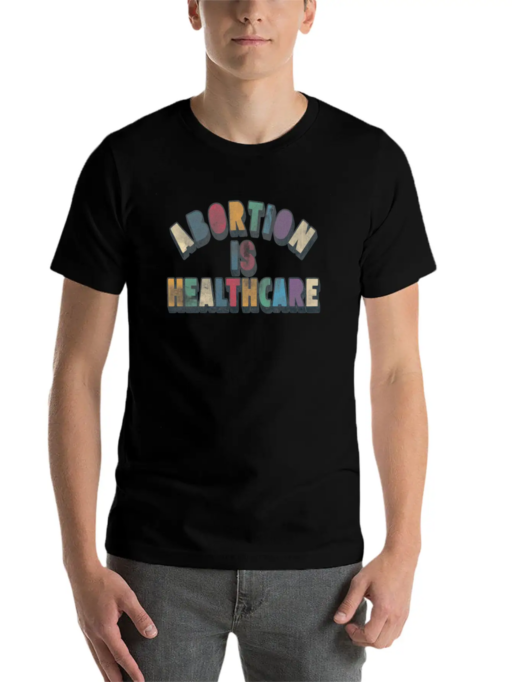 Abortion Is Healthcare Unisex Casual T-Shirt – Clean Design For Daily Comfort