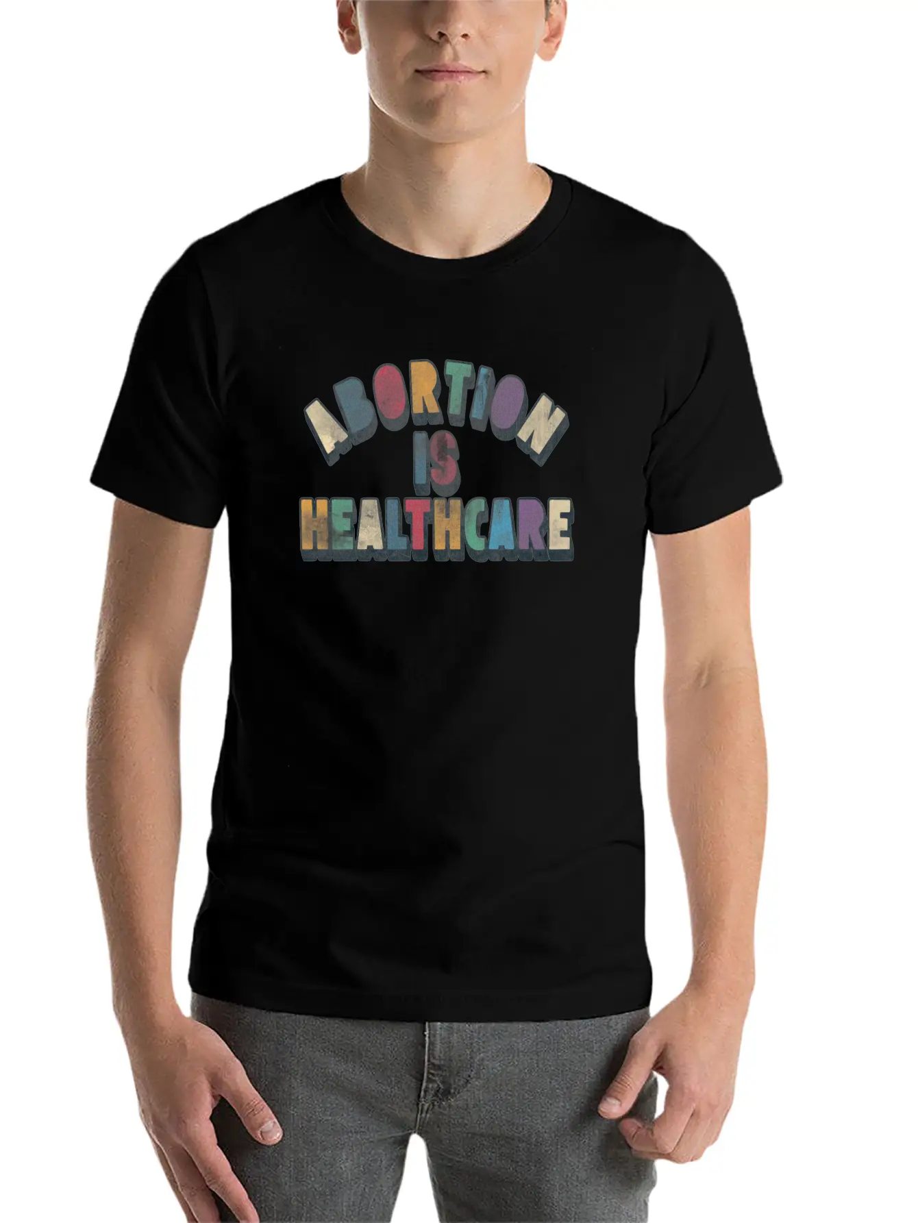 Abortion Is Healthcare Unisex Casual T-Shirt – Clean Design For Daily Comfort