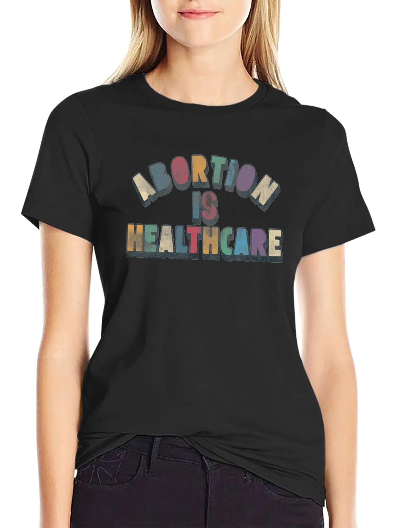 Abortion Is Healthcare Unisex Casual T-Shirt – Clean Design For Daily Comfort