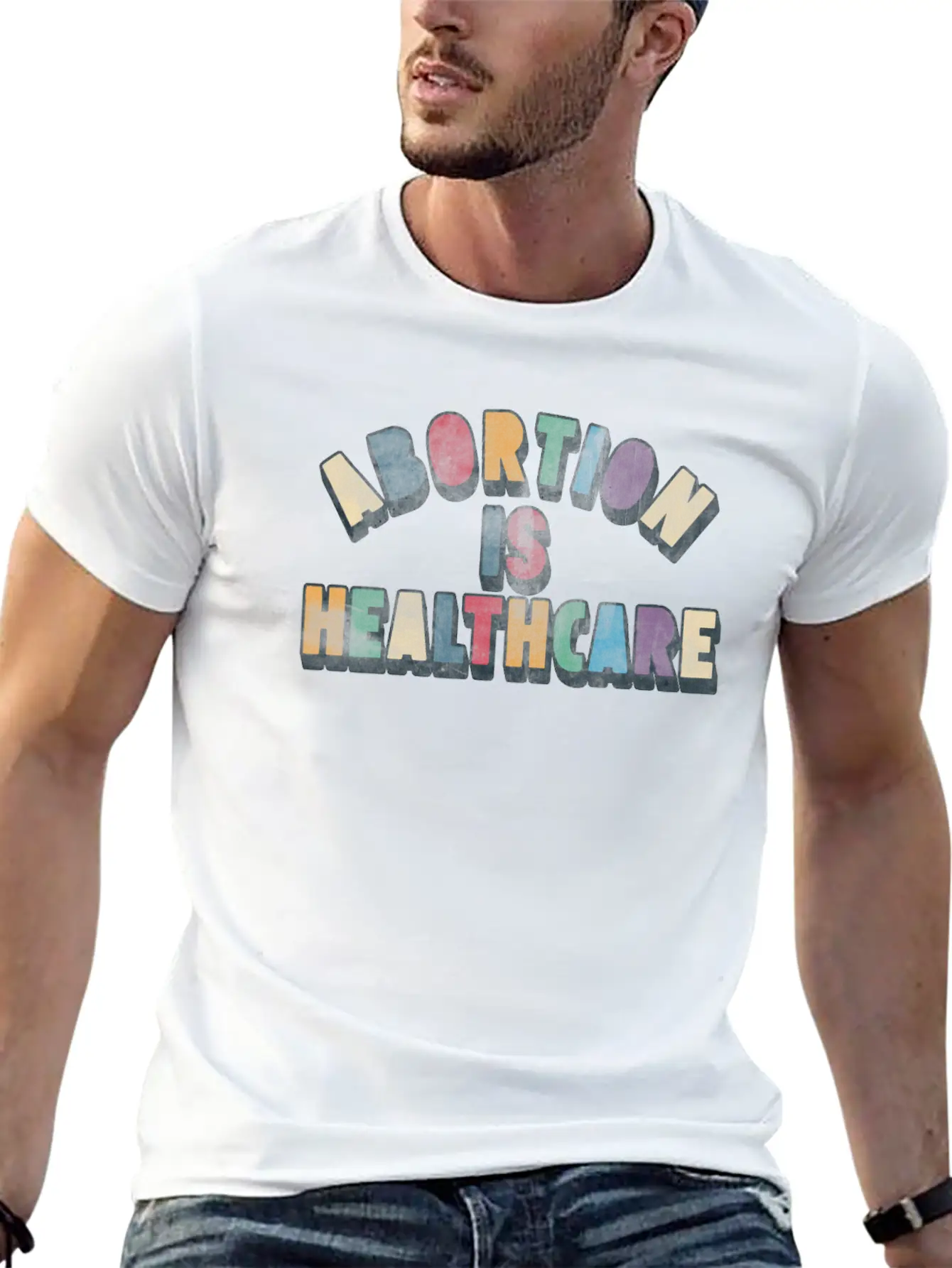 Abortion Is Healthcare Unisex Casual T-Shirt – Clean Design For Daily Comfort