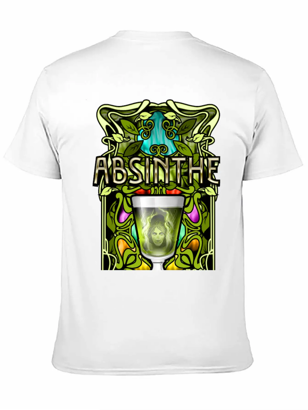 Absinthe T-Shirt Design Stylish Everyday T-Shirt – Unisex Basic Cotton Tee