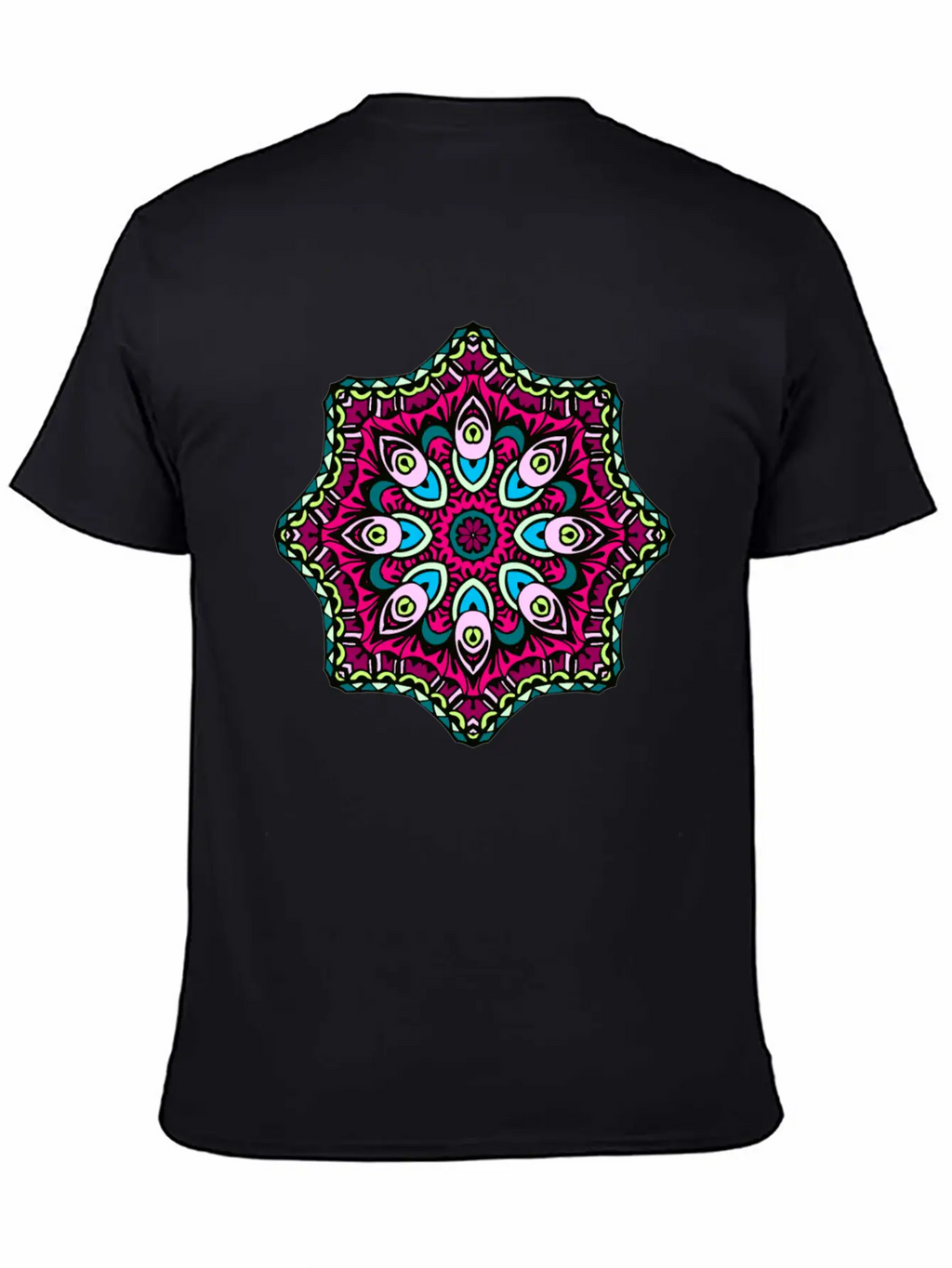 Abstract Boho Mandala Stylish Everyday T-Shirt – Unisex Basic Cotton Tee