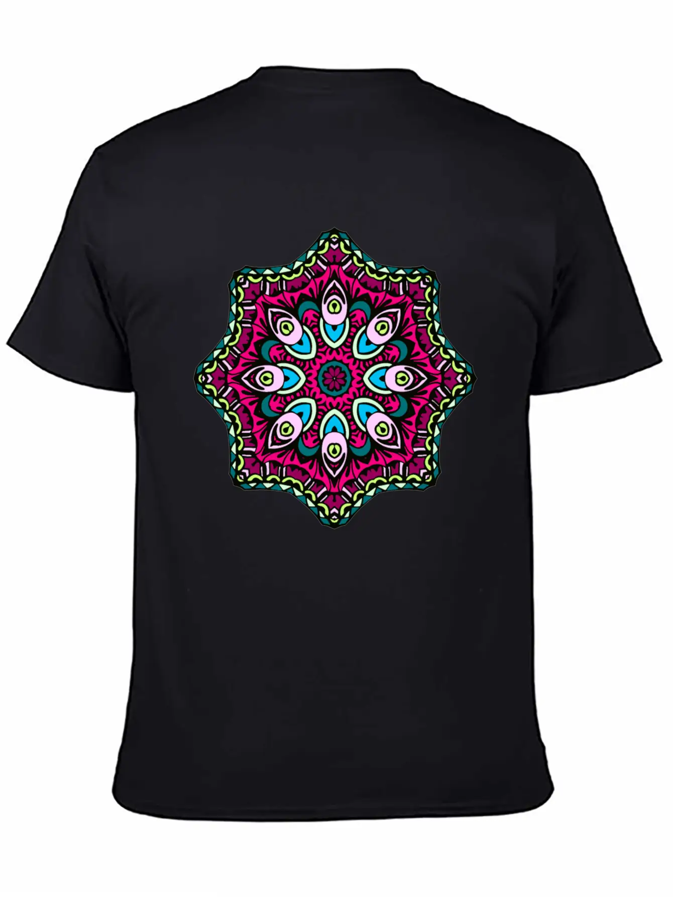 Abstract Boho Mandala Stylish Everyday T-Shirt – Unisex Basic Cotton Tee