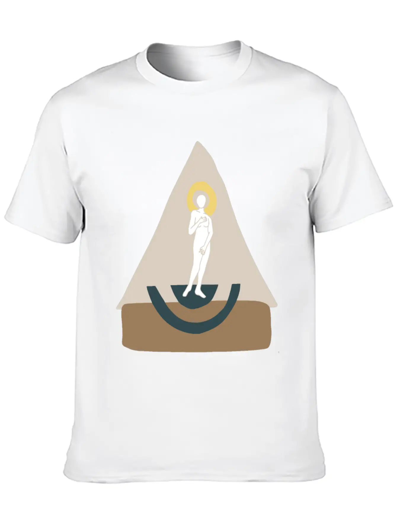 Abstract Boho Venus Classic Cotton Tee – Unisex Comfort For Any Season