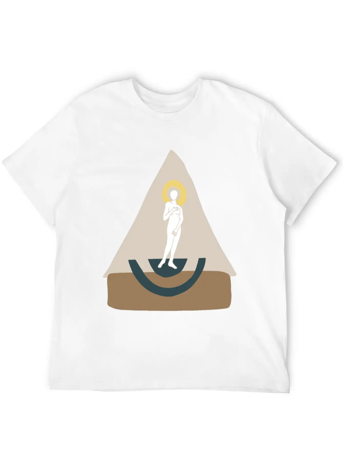 Abstract Boho Venus Classic Cotton Tee – Unisex Comfort For Any Season