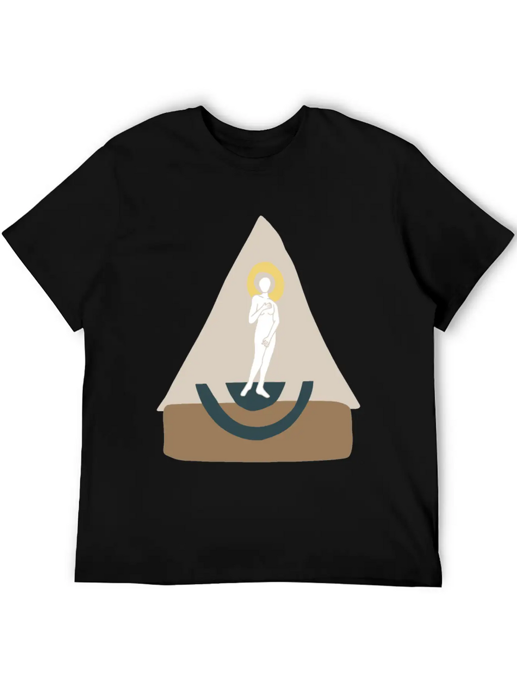 Abstract Boho Venus Classic Cotton Tee – Unisex Comfort For Any Season