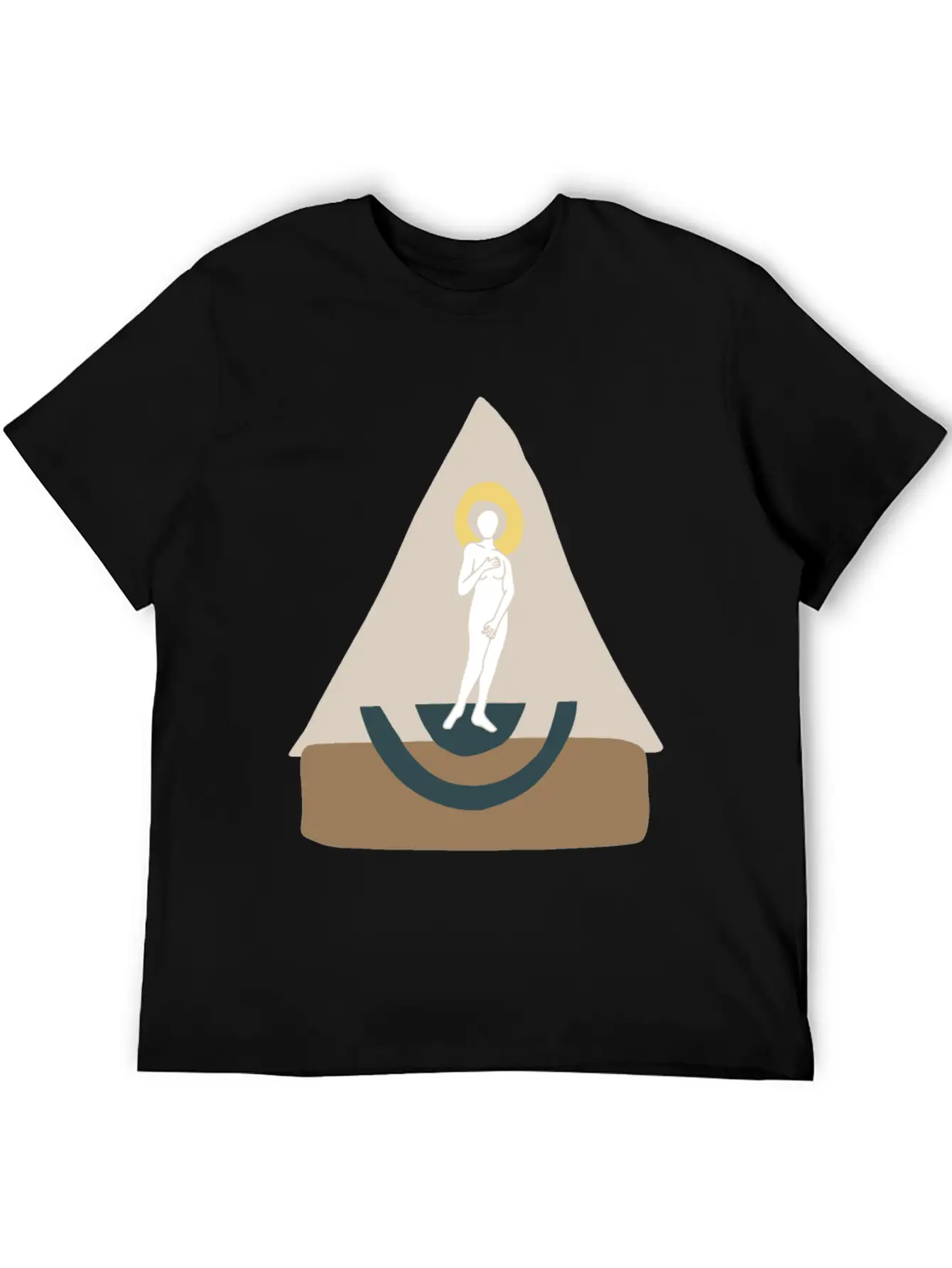 Abstract Boho Venus Classic Cotton Tee – Unisex Comfort For Any Season