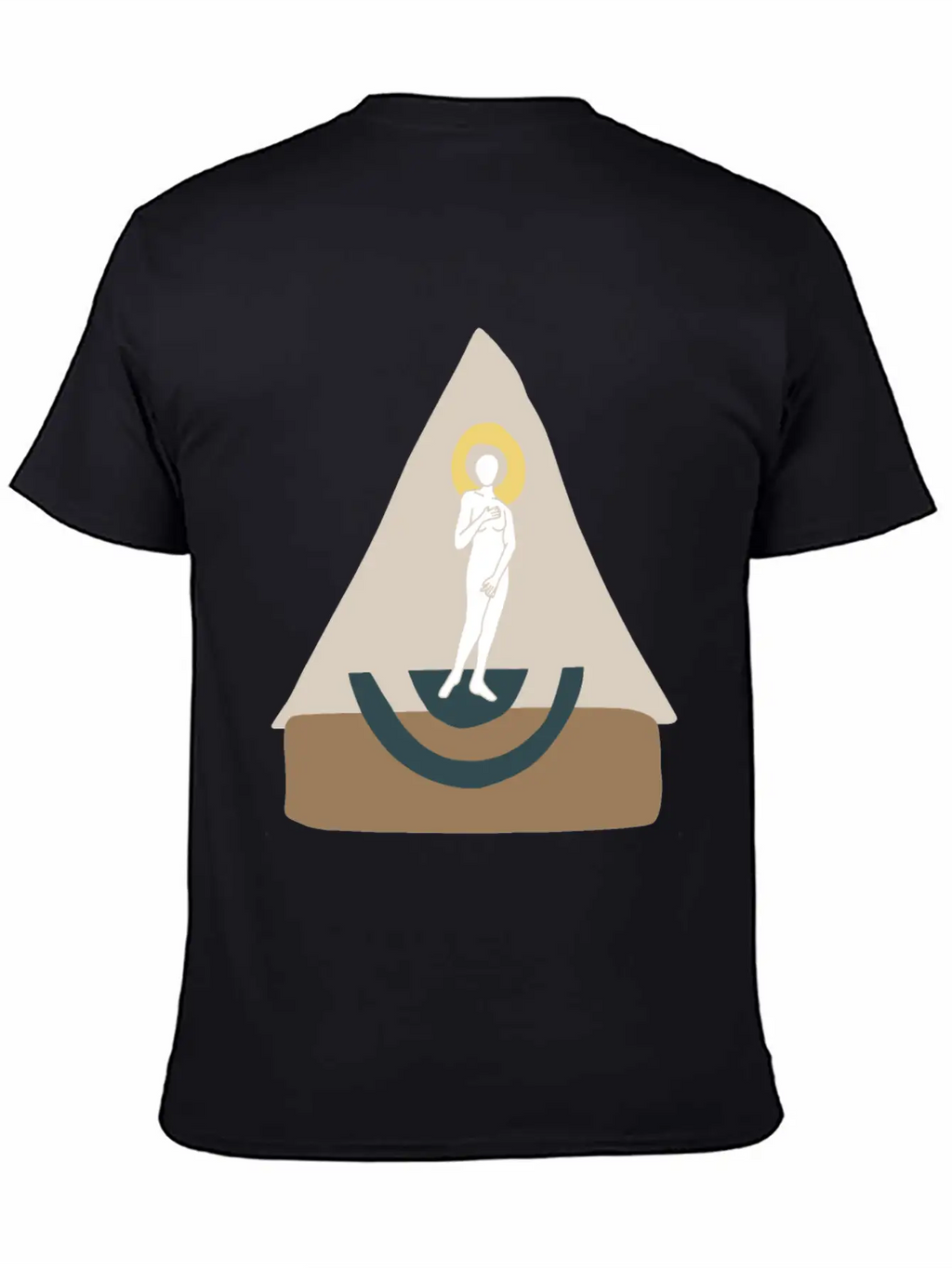 Abstract Boho Venus Classic Cotton Tee – Unisex Comfort For Any Season