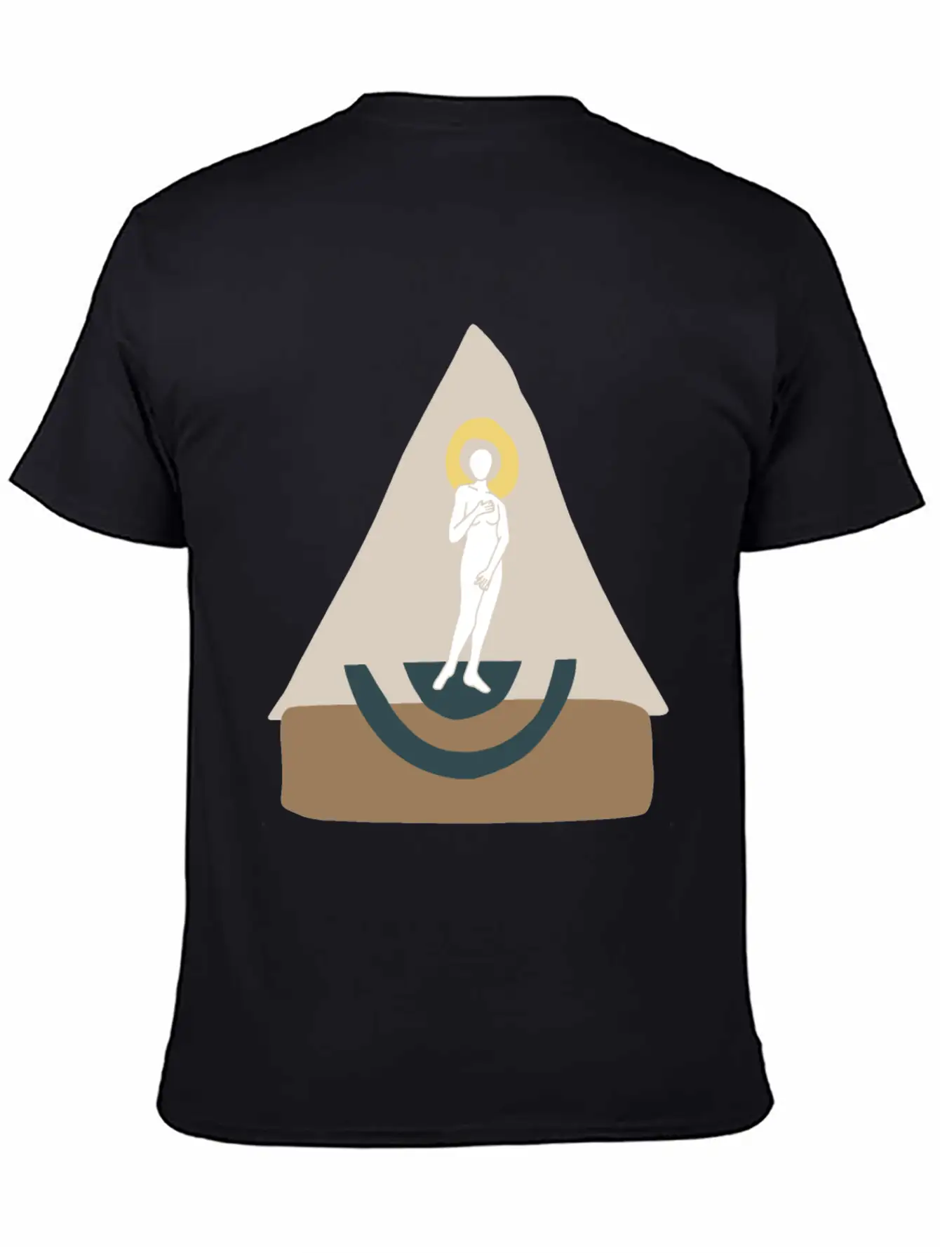 Abstract Boho Venus Classic Cotton Tee – Unisex Comfort For Any Season