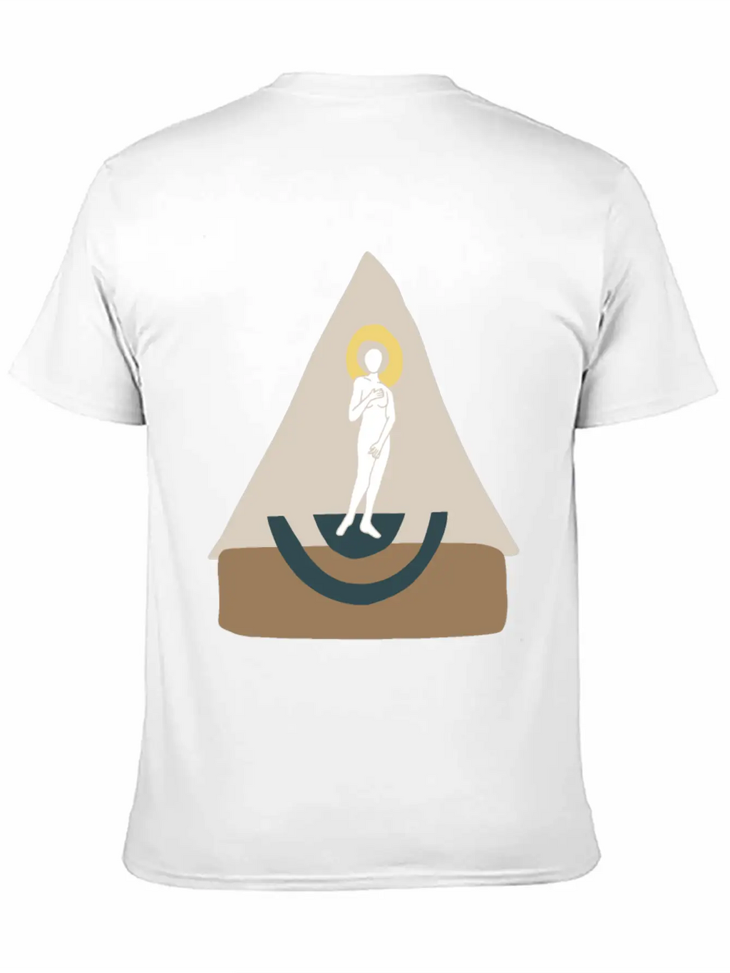 Abstract Boho Venus Classic Cotton Tee – Unisex Comfort For Any Season