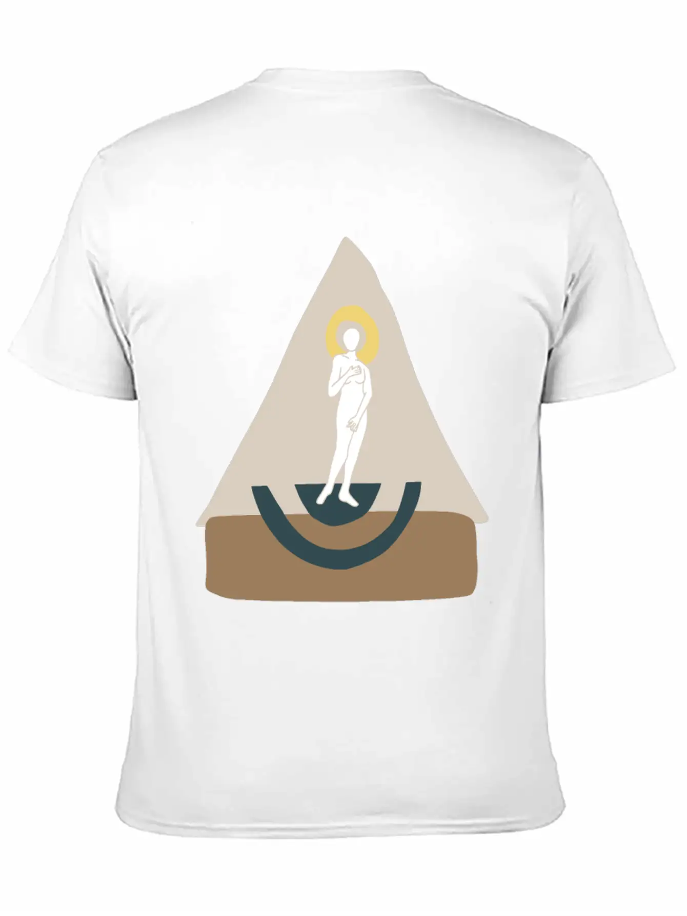 Abstract Boho Venus Classic Cotton Tee – Unisex Comfort For Any Season