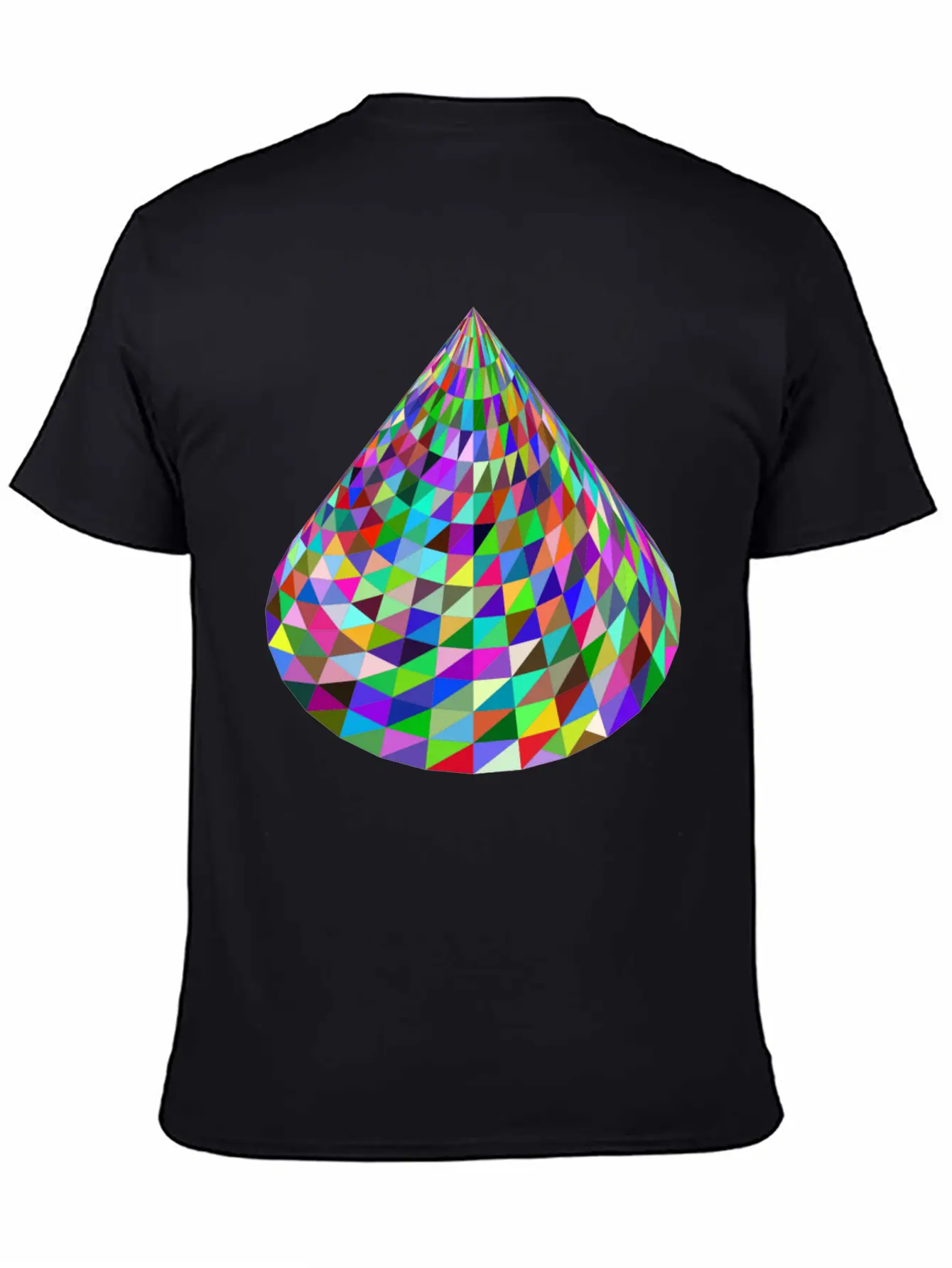 Abstract Cone Basic Graphic T-Shirt – Daily Comfort In Soft Cotton