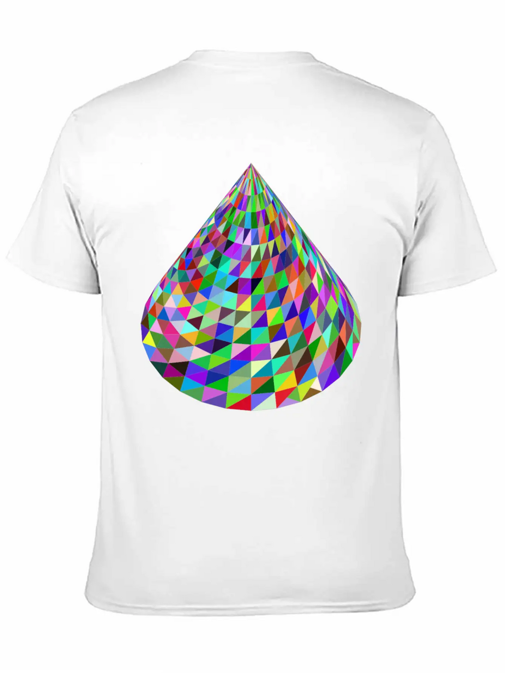 Abstract Cone Basic Graphic T-Shirt – Daily Comfort In Soft Cotton