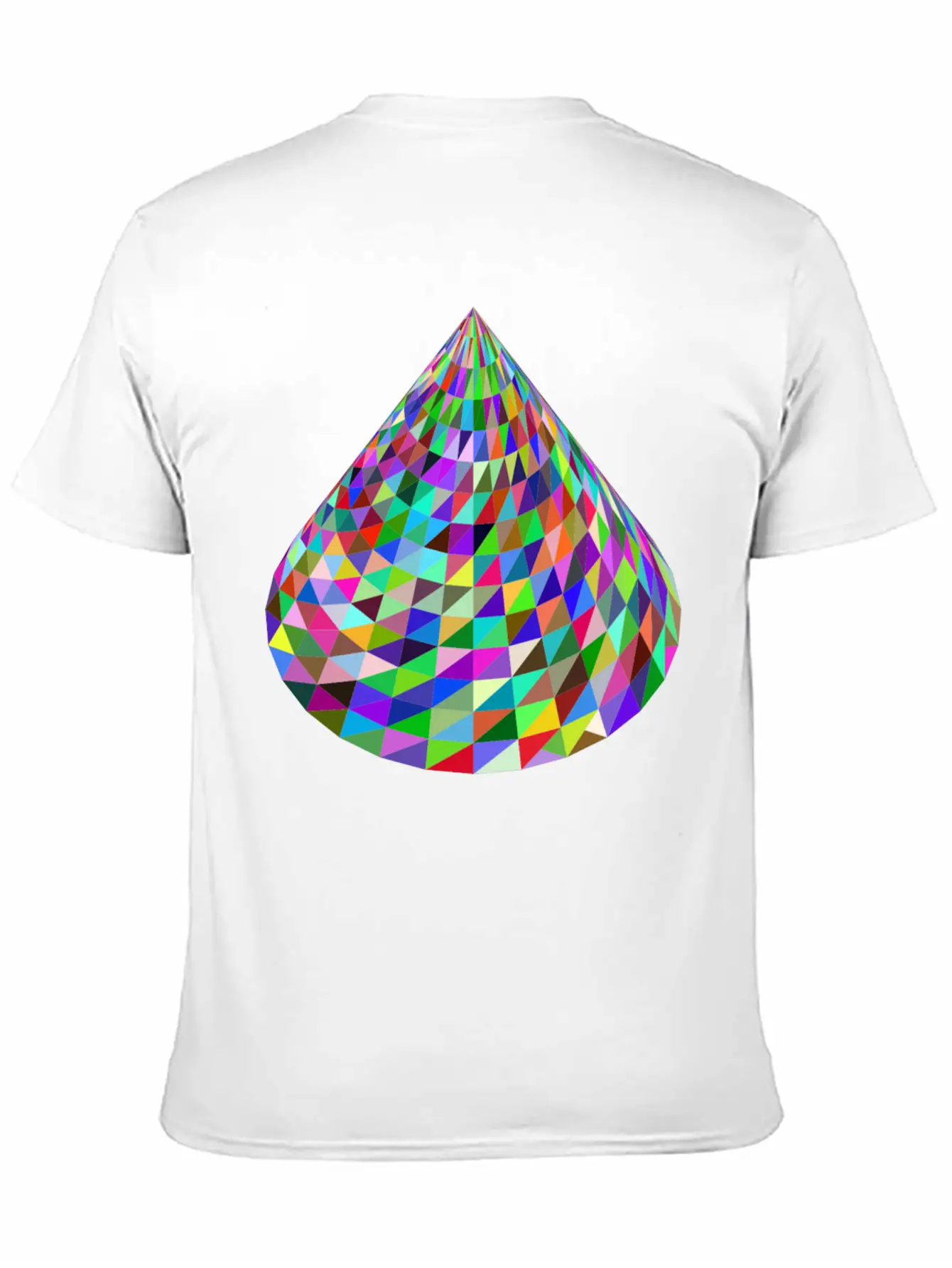Abstract Cone Basic Graphic T-Shirt – Daily Comfort In Soft Cotton