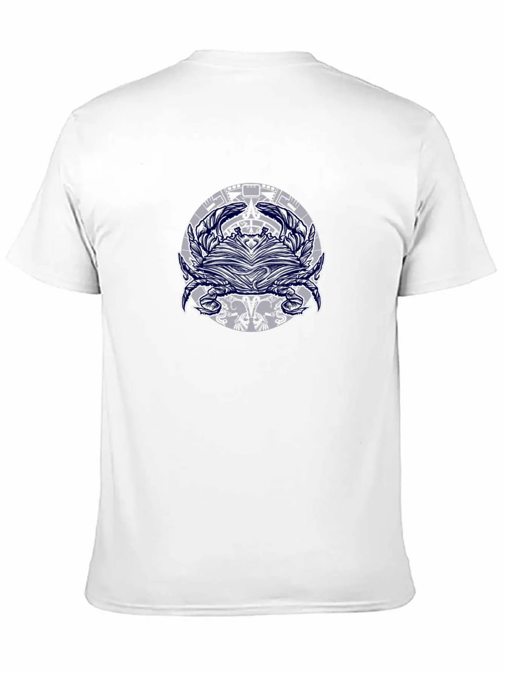 Abstract Crab Essential Cotton Tee For Daily Outfits – Unisex Style