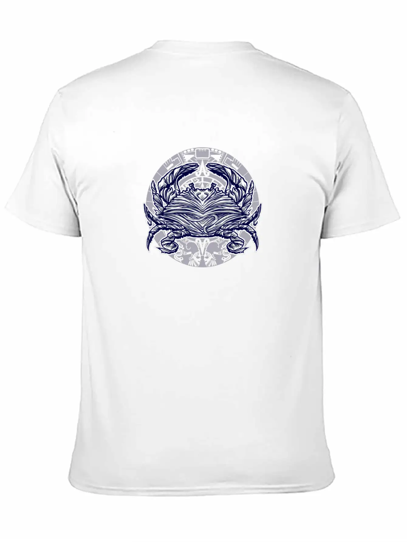 Abstract Crab Essential Cotton Tee For Daily Outfits – Unisex Style