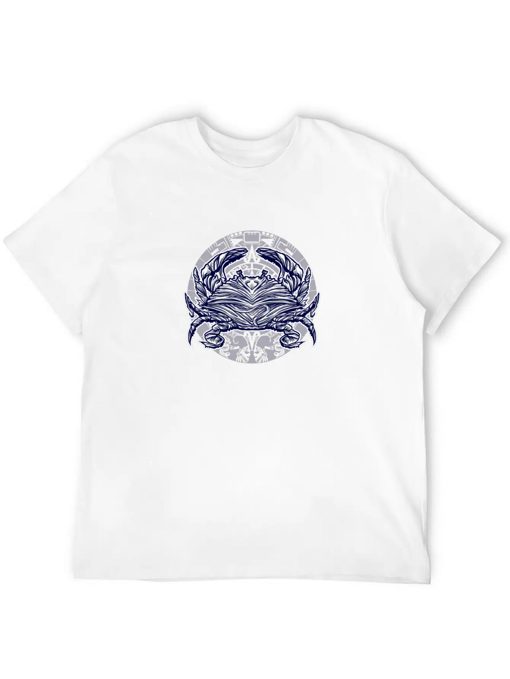 Abstract Crab Essential Cotton Tee For Daily Outfits – Unisex Style