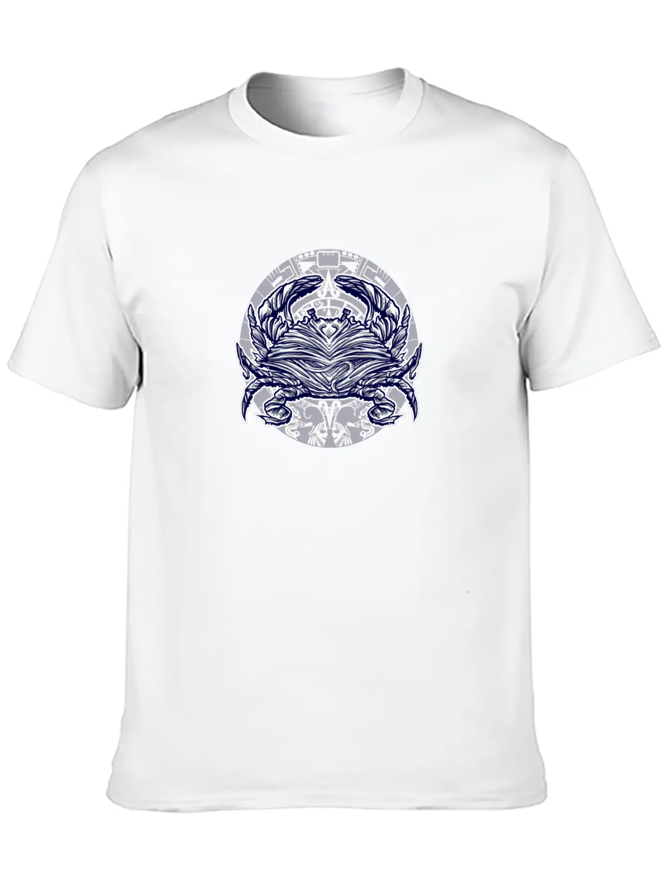 Abstract Crab Essential Cotton Tee For Daily Outfits – Unisex Style