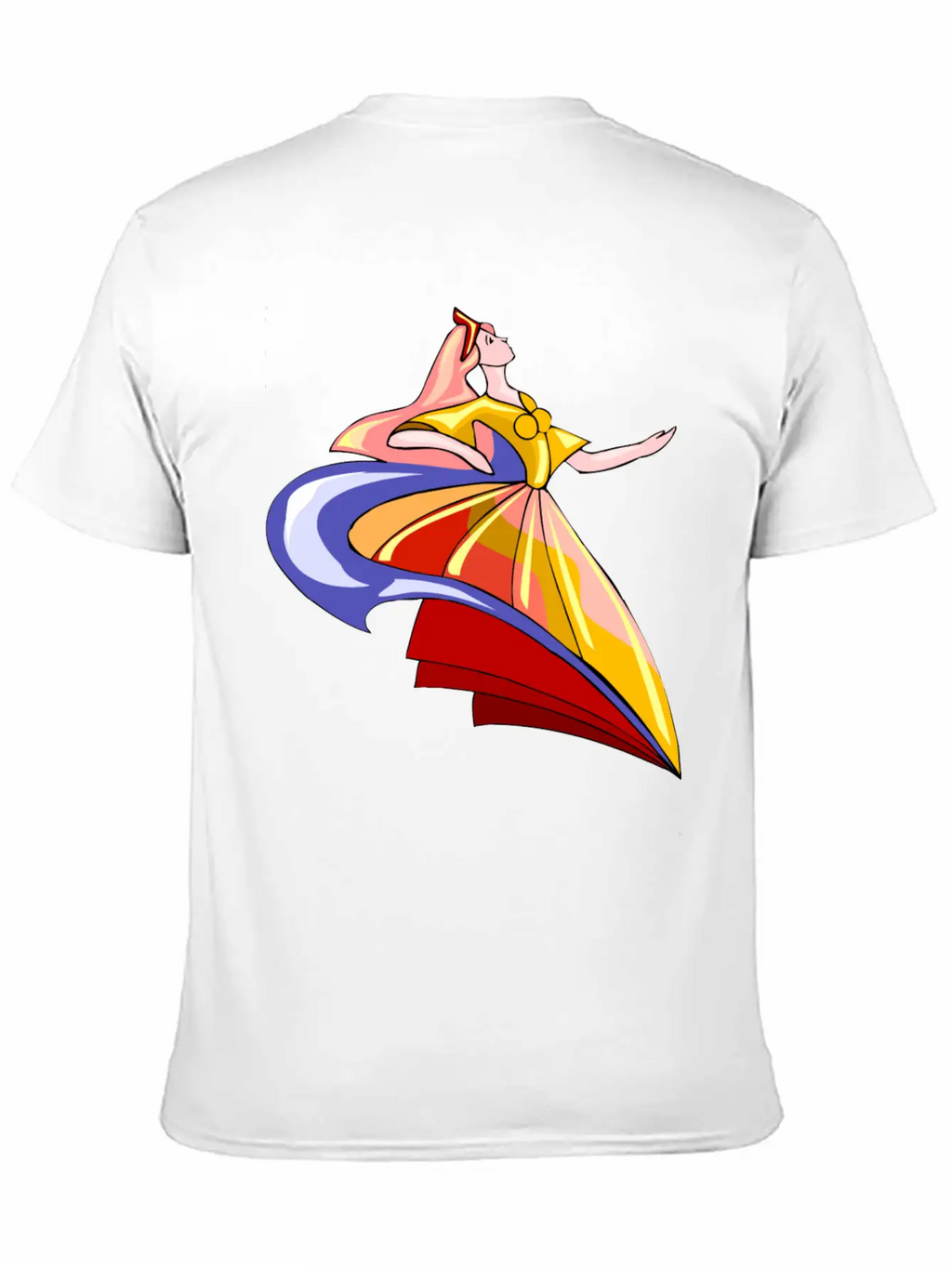 Abstract Dance Classic Cotton Tee – Unisex Comfort For Any Season