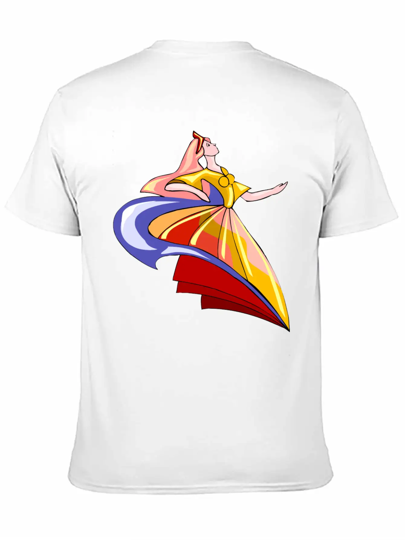 Abstract Dance Classic Cotton Tee – Unisex Comfort For Any Season