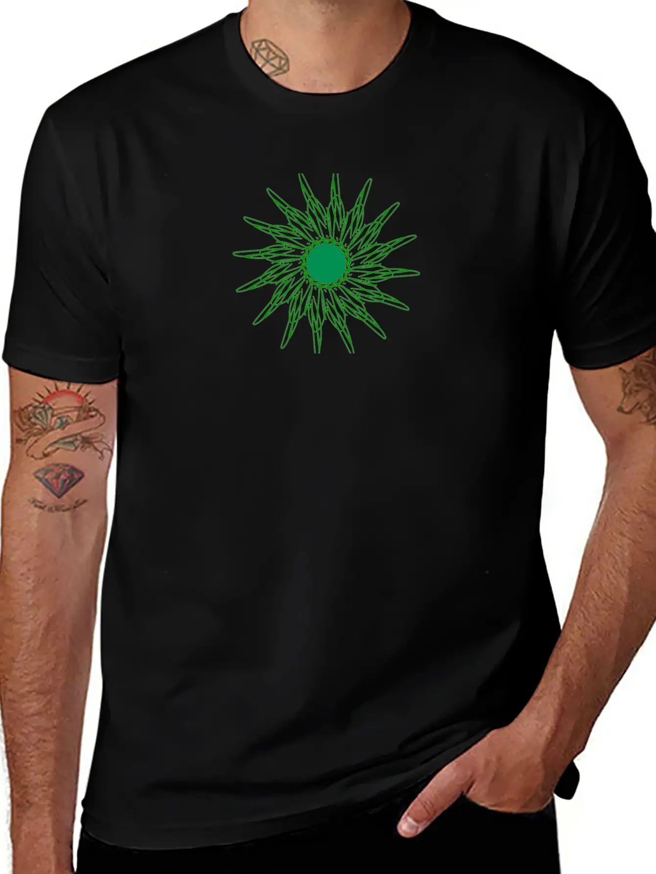 Abstract Design Relaxed Everyday Tee – Lightweight And Durable Cotton