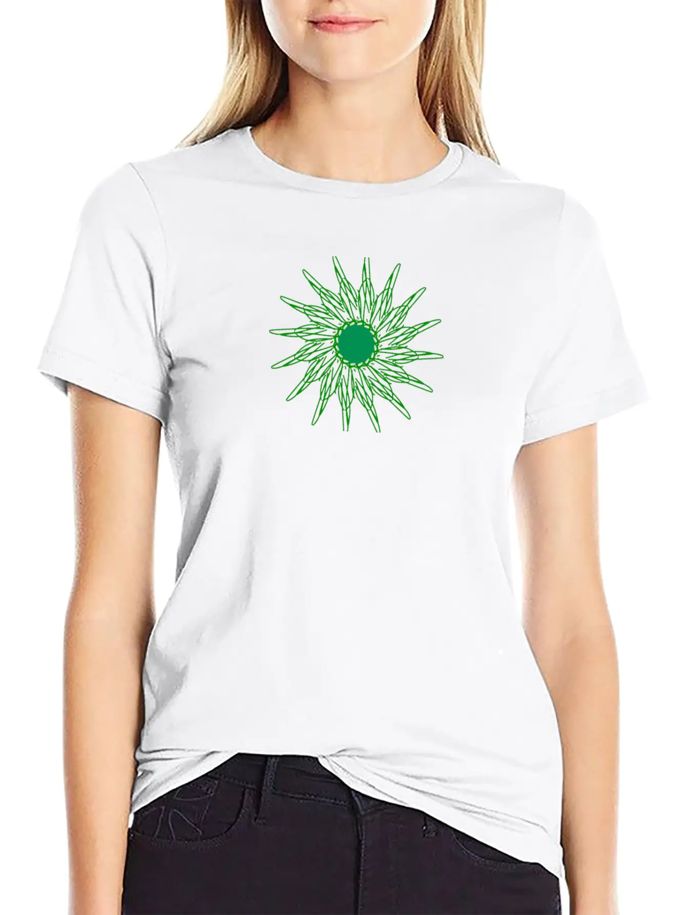 Abstract Design Relaxed Everyday Tee – Lightweight And Durable Cotton