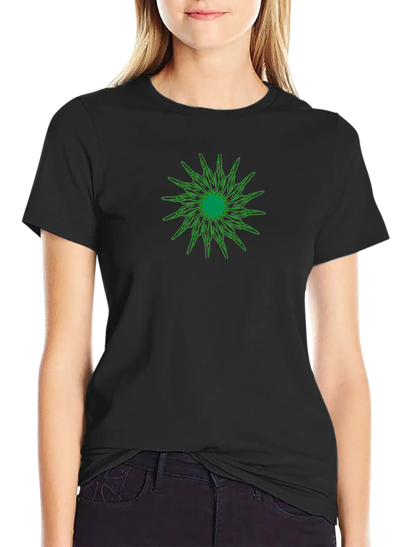 Abstract Design Relaxed Everyday Tee – Lightweight And Durable Cotton
