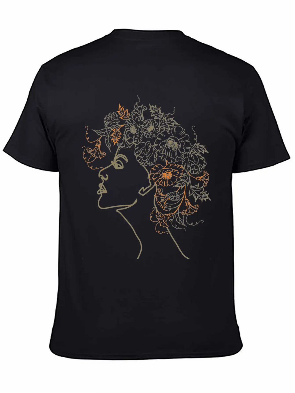 Abstract Floral Hair Design Classic Cotton Tee – Unisex Comfort For Any Season