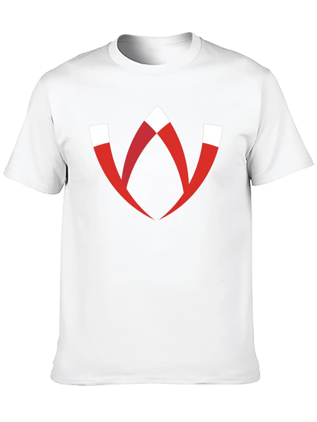 Abstract Letter W Basic Graphic T-Shirt – Daily Comfort In Soft Cotton