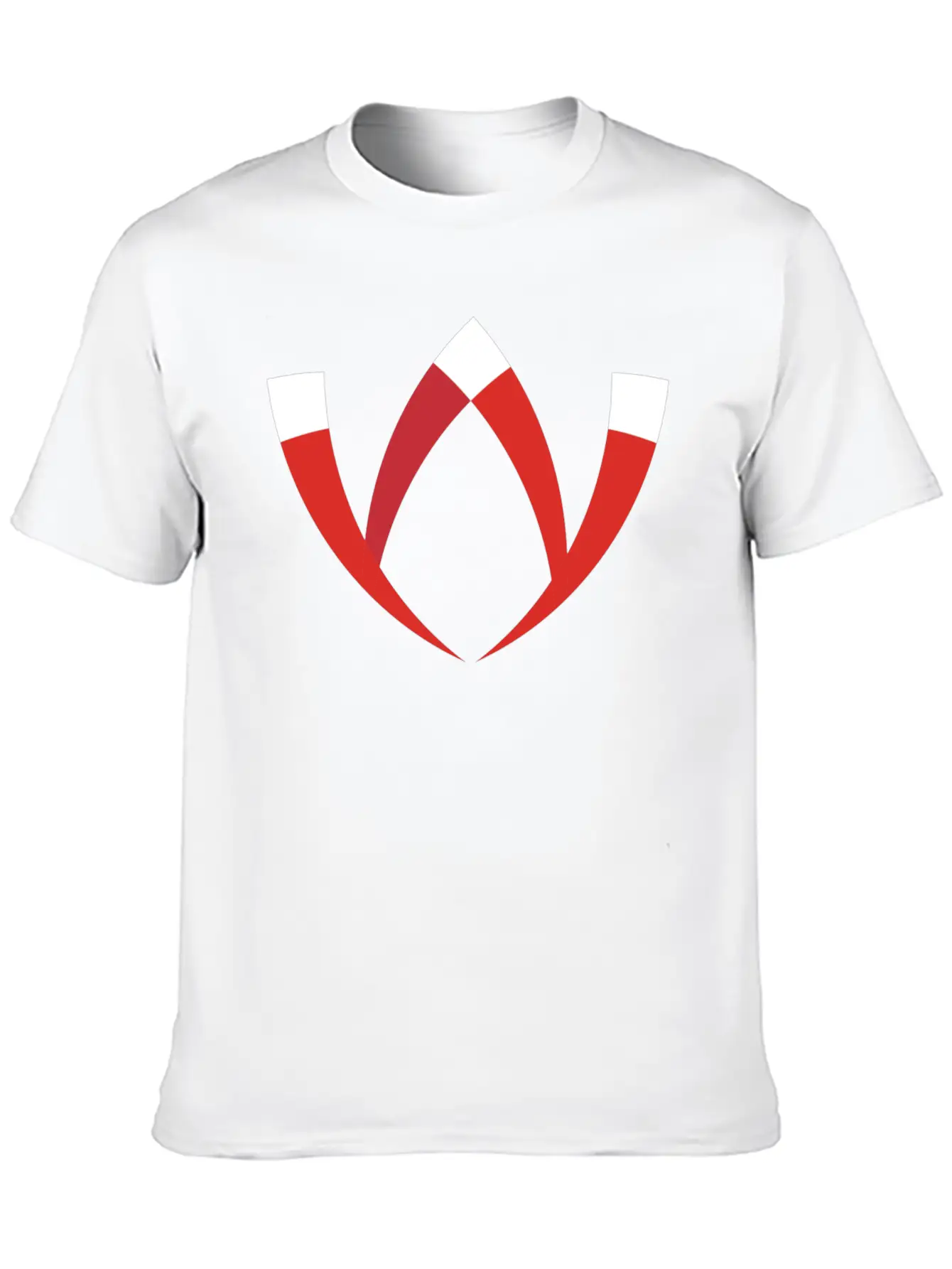 Abstract Letter W Basic Graphic T-Shirt – Daily Comfort In Soft Cotton