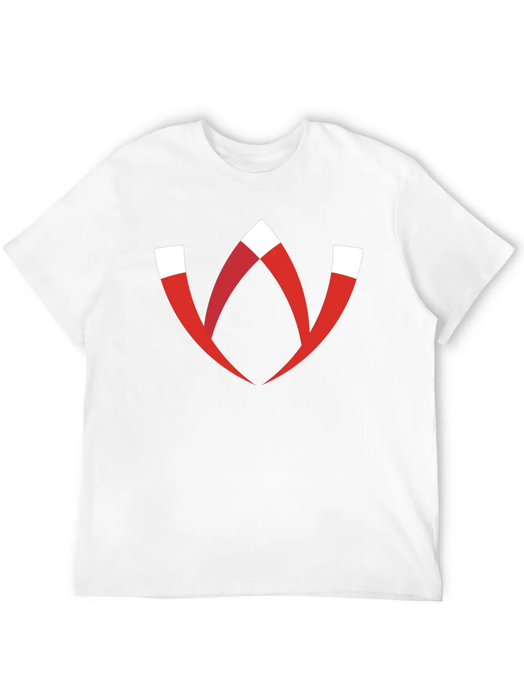 Abstract Letter W Basic Graphic T-Shirt – Daily Comfort In Soft Cotton