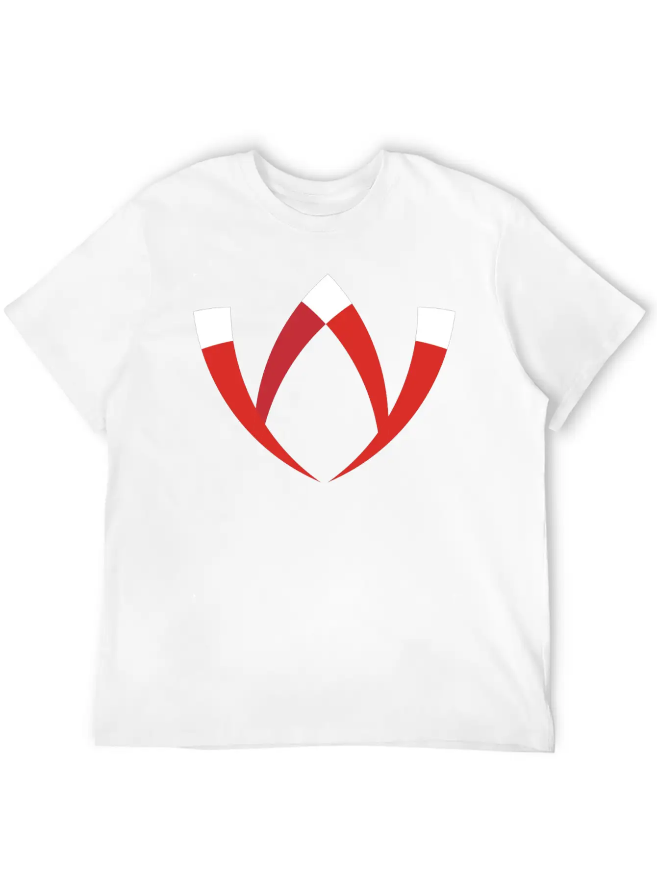 Abstract Letter W Basic Graphic T-Shirt – Daily Comfort In Soft Cotton