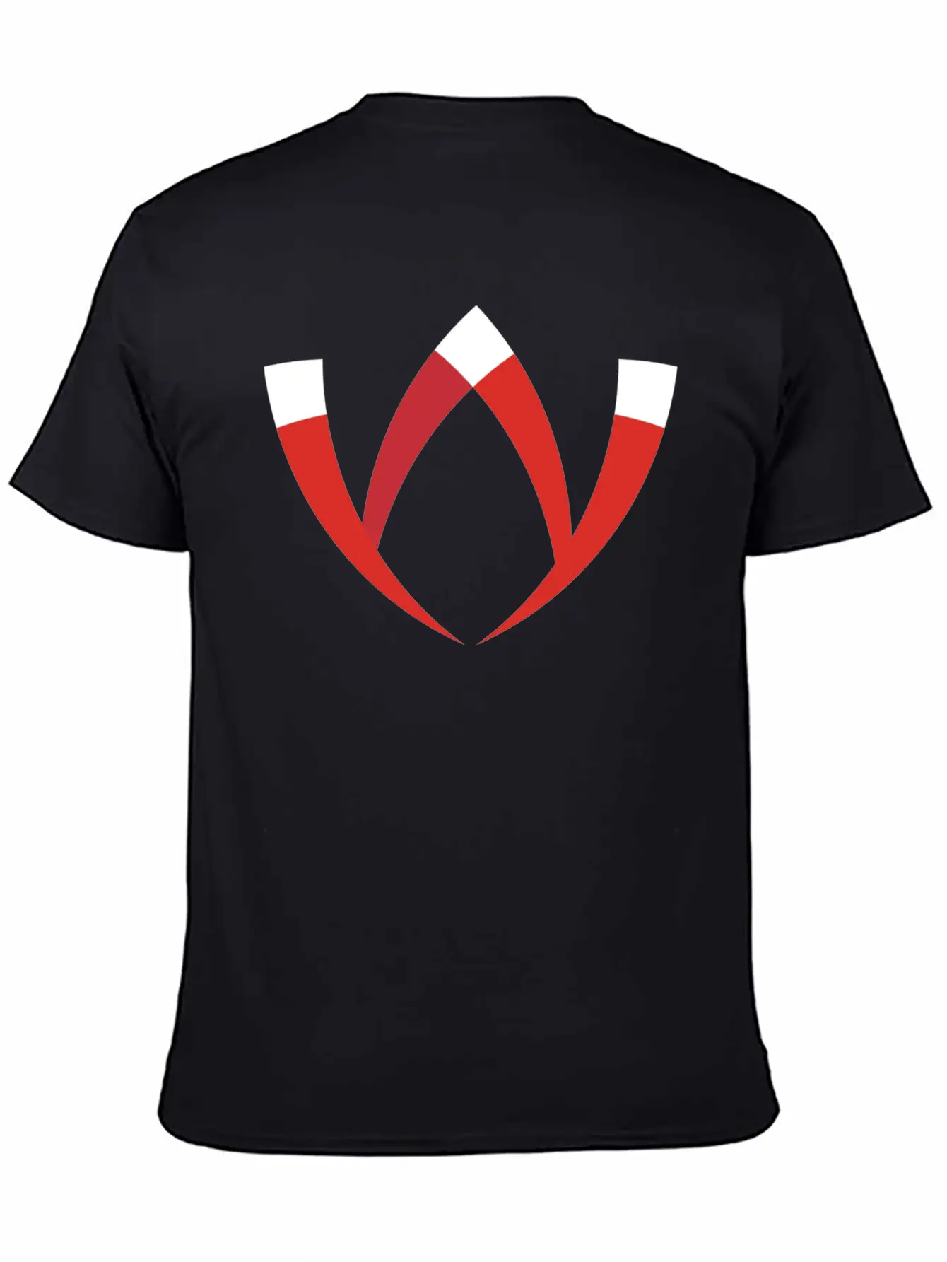 Abstract Letter W Basic Graphic T-Shirt – Daily Comfort In Soft Cotton