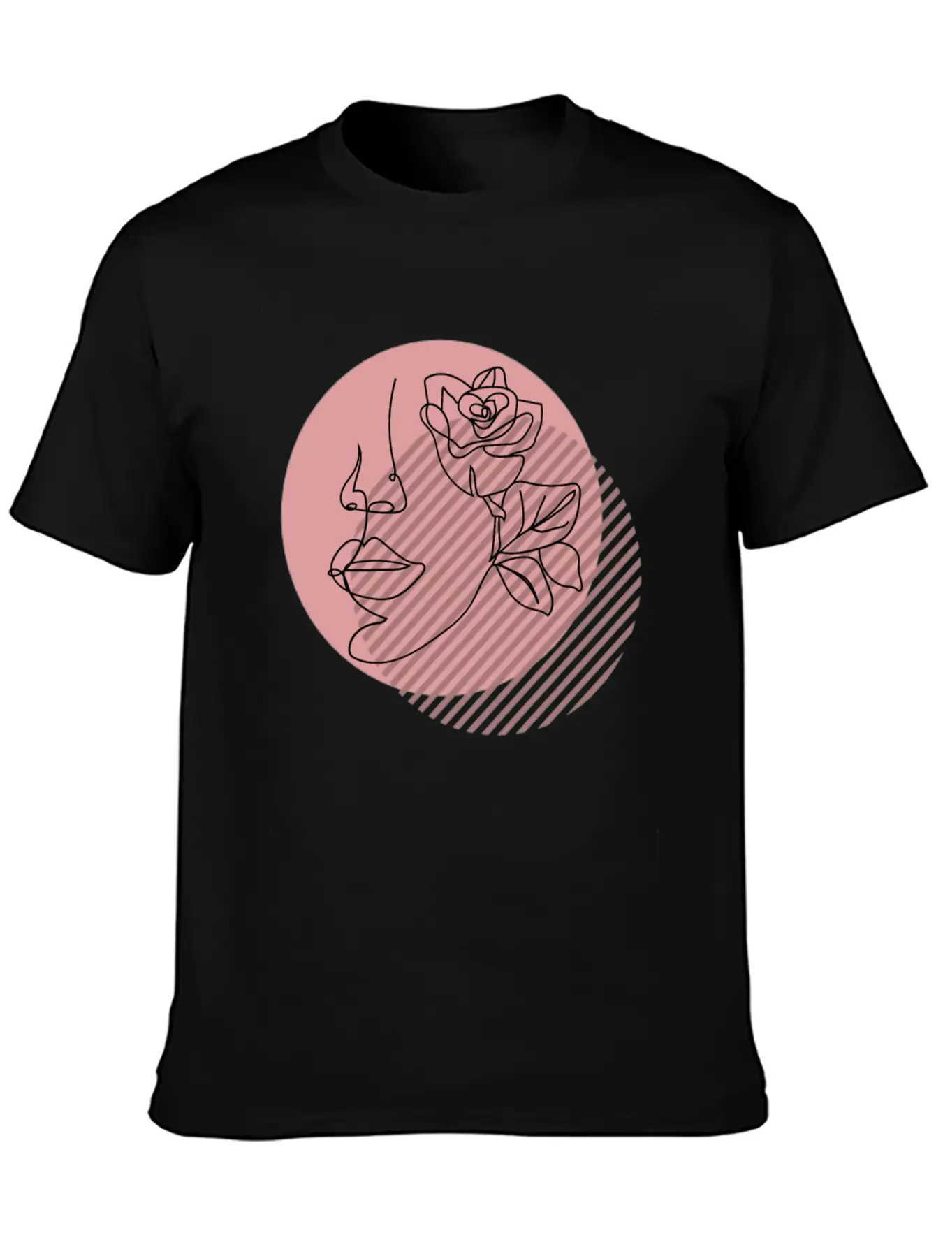 Abstract Line Drawing Of A Womans Face Classic Cotton Tee – Unisex Comfort For Any Season