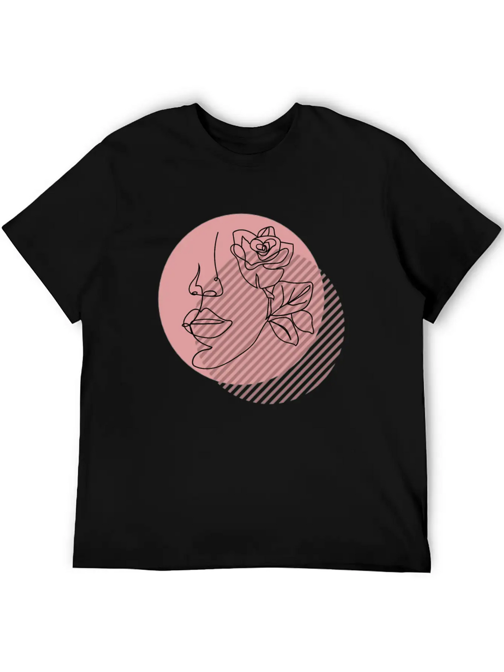 Abstract Line Drawing Of A Womans Face Classic Cotton Tee – Unisex Comfort For Any Season