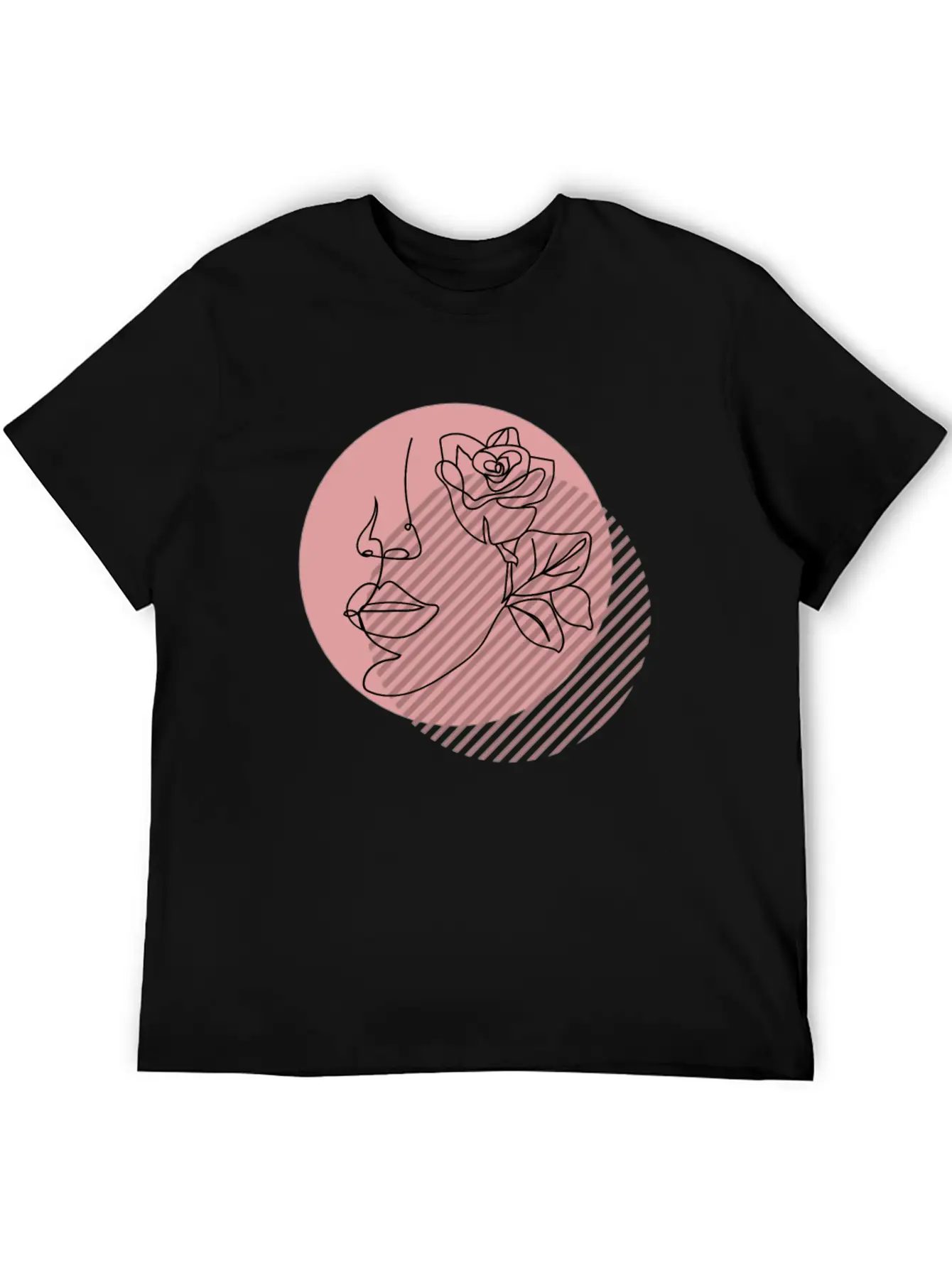 Abstract Line Drawing Of A Womans Face Classic Cotton Tee – Unisex Comfort For Any Season