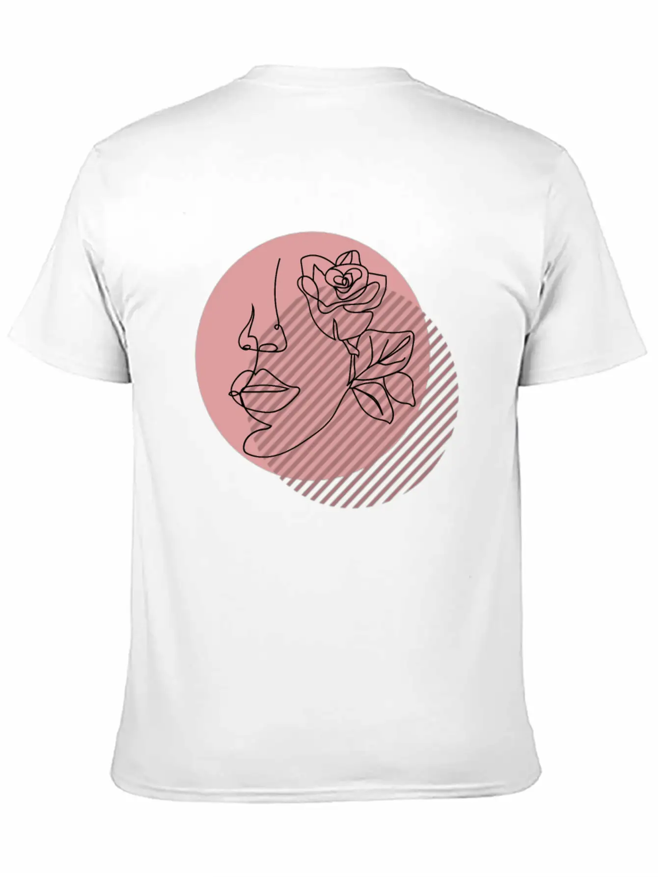 Abstract Line Drawing Of A Womans Face Classic Cotton Tee – Unisex Comfort For Any Season