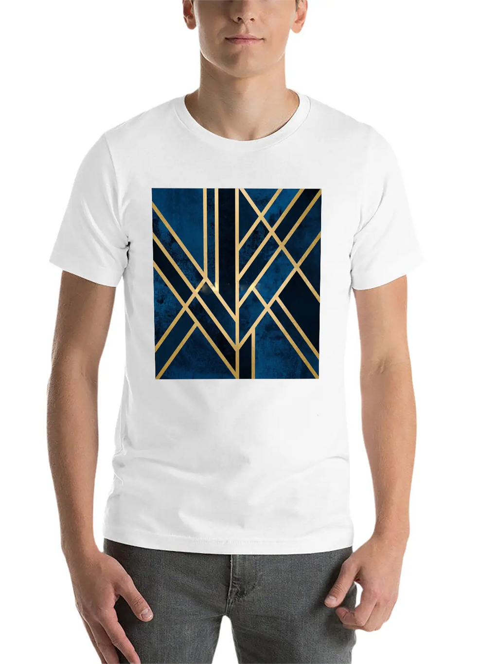 Abstract Relaxed Everyday Tee – Lightweight And Durable Cotton
