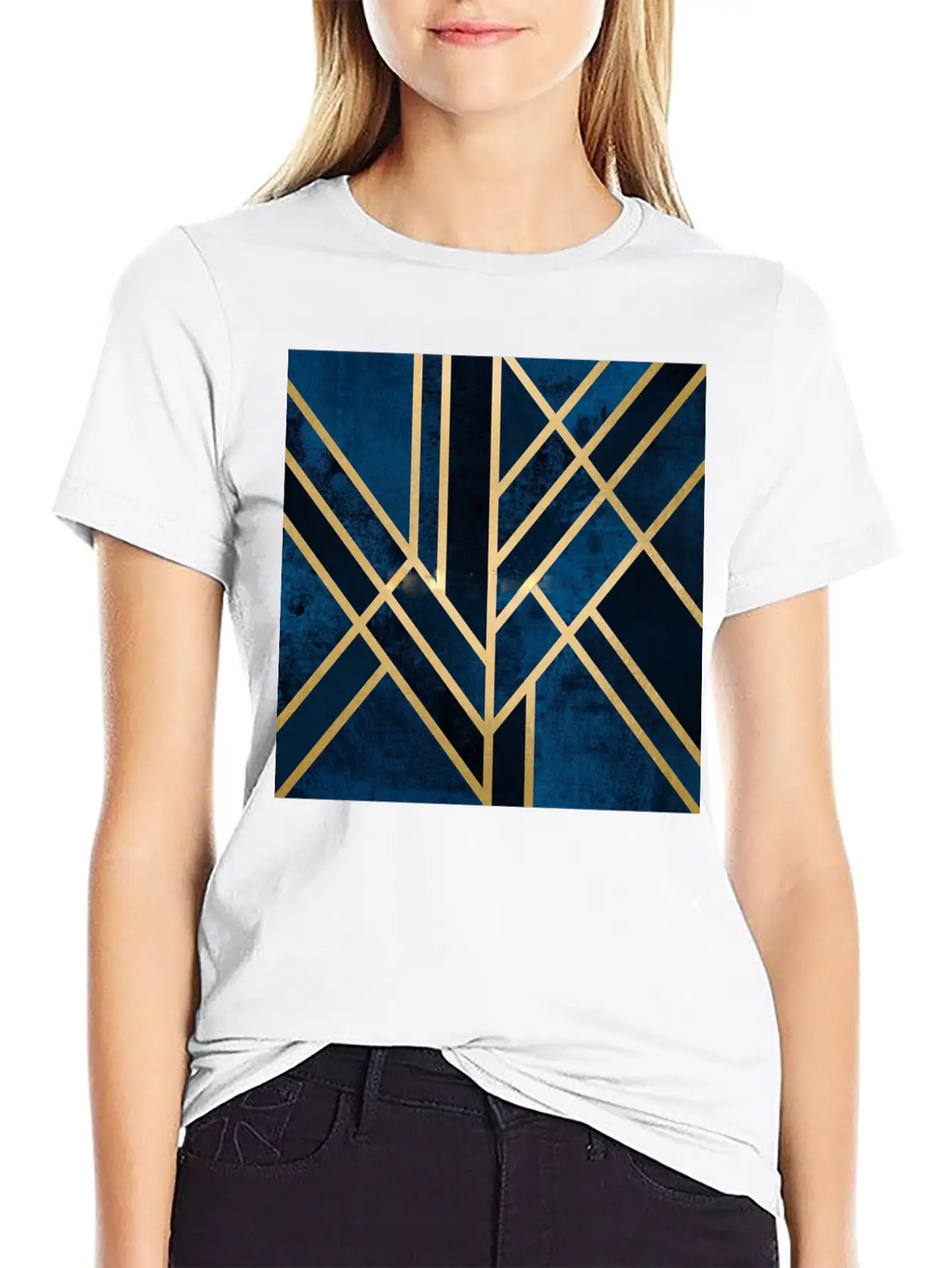 Abstract Relaxed Everyday Tee – Lightweight And Durable Cotton