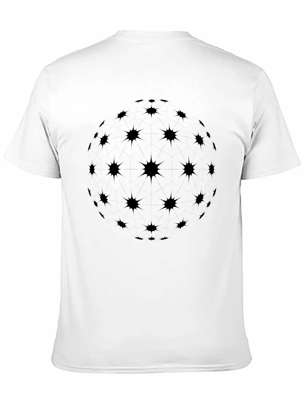 Abstract Sphere Breathable Graphic T-Shirt – Perfect For Casual Days
